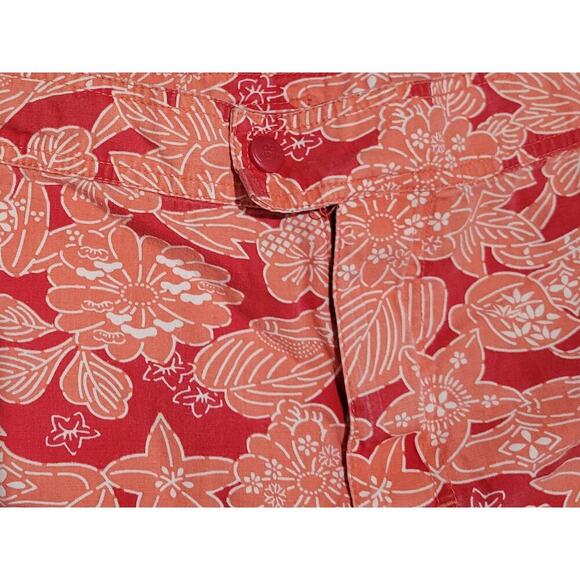 Old Navy Women’s Plus Size Floral Tropical High-Rise Shorts 16 Cotton - Picture 3 of 9